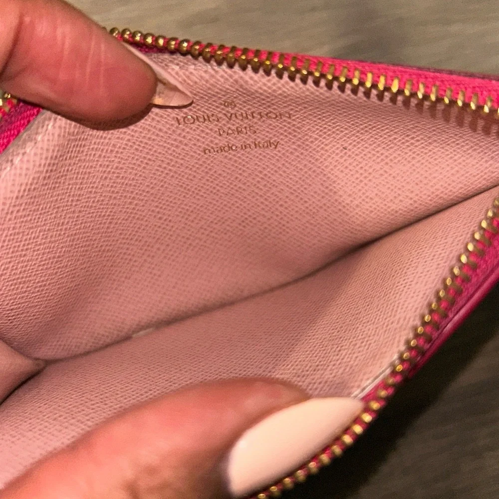 Louis Vuitton‎ Monogram Porte Carte Zip Coin Case Card Wallet